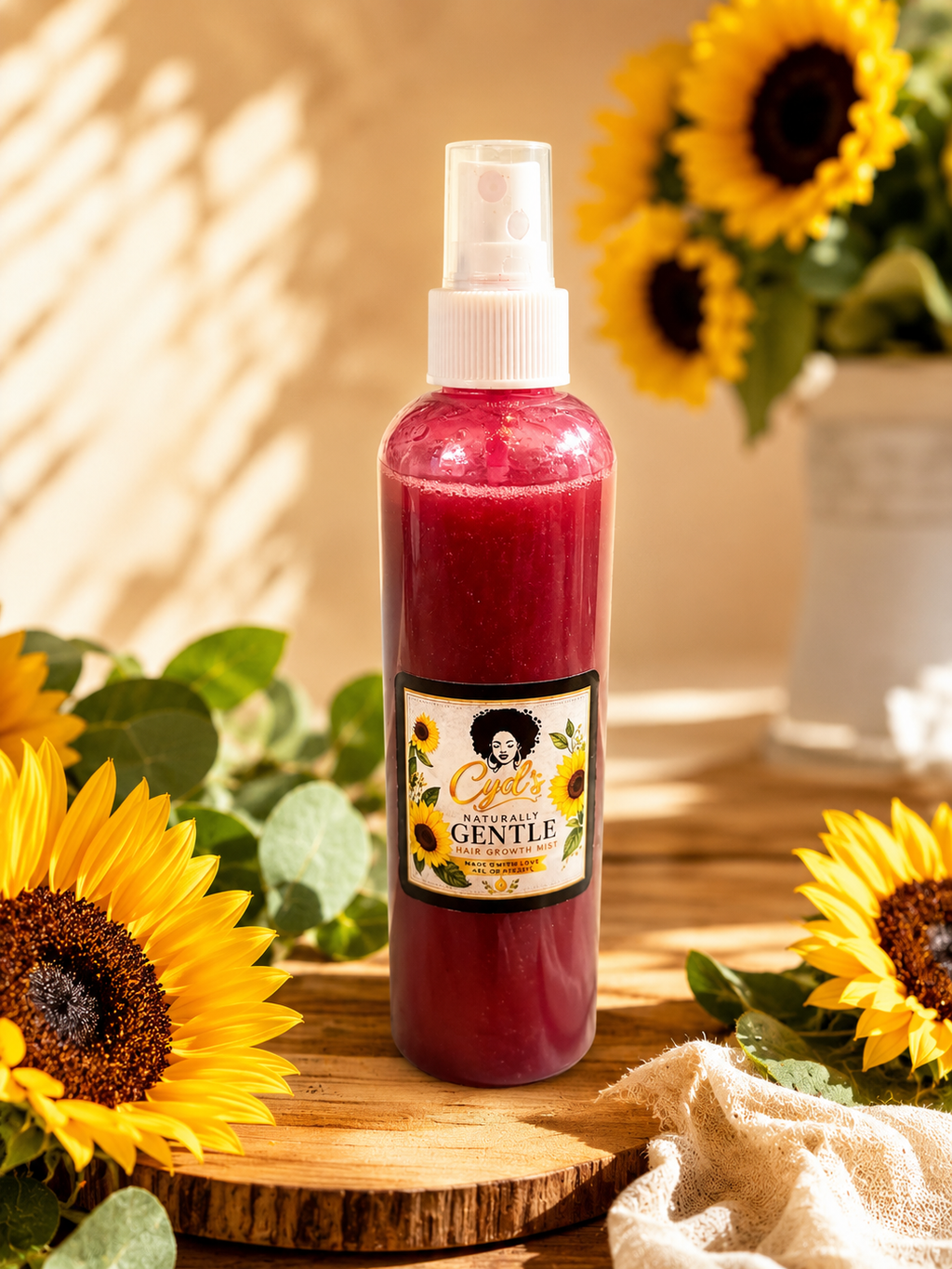 Cyd’s Moisturizing Hair Growth Mist  8oz Spray Bottle￼